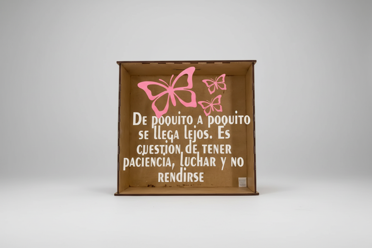Alcancia 10x10 pulgadas personalizada 