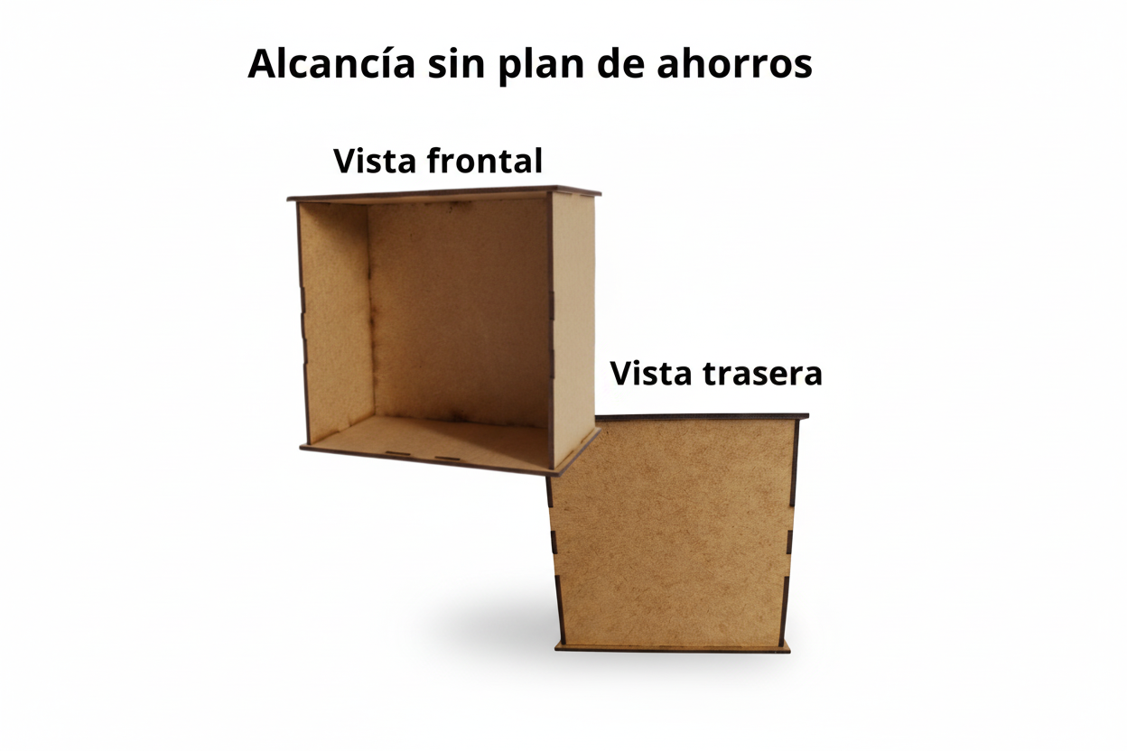 Alcancia 6x6 pulgadas - sin personalizar