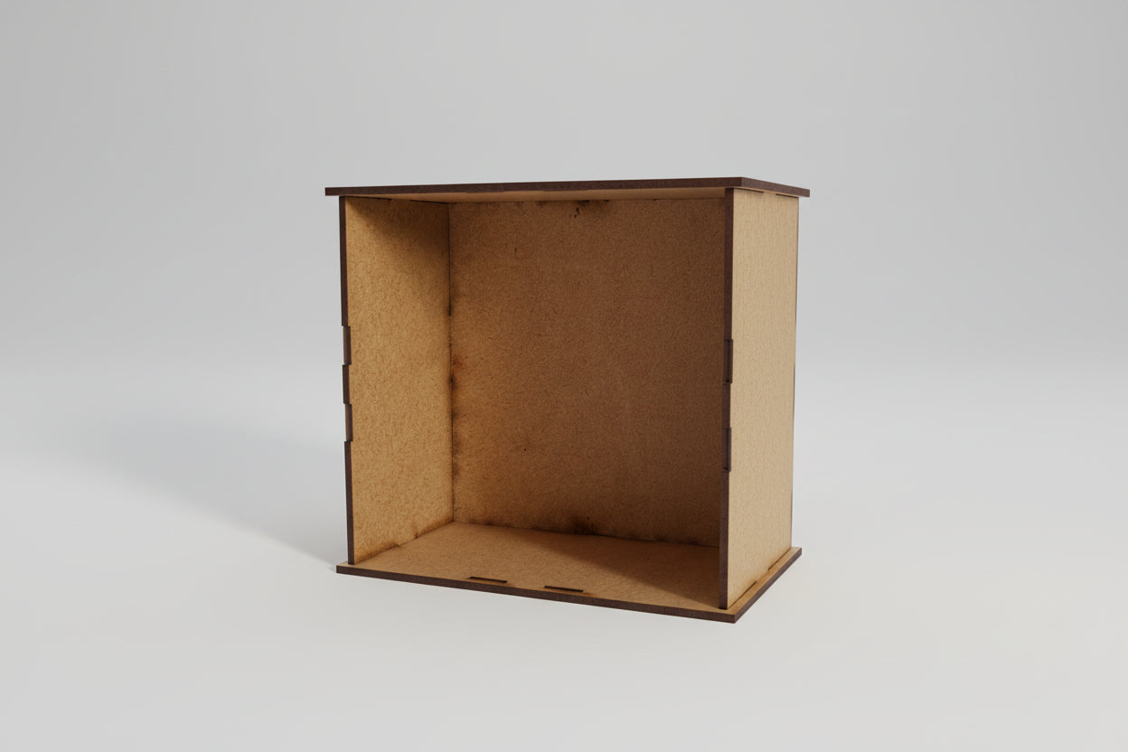 Alcancía 6x6 pulgadas sin personalizar en MDF fabricada en República Dominicana