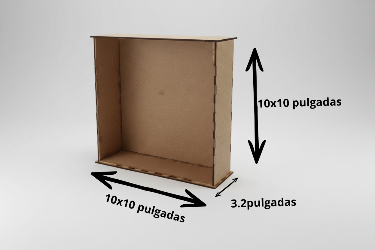 Alcancia 10x10 medidas