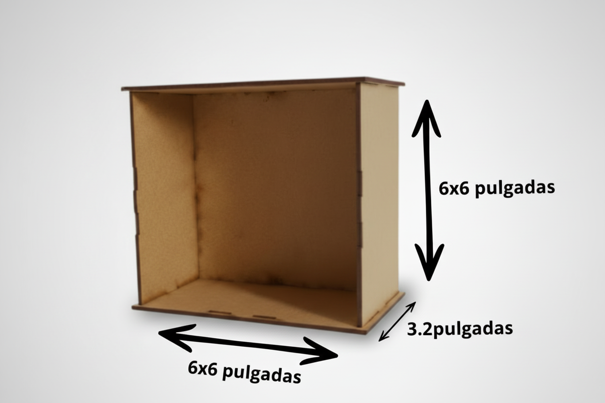 Alcancia 6x6 medidas