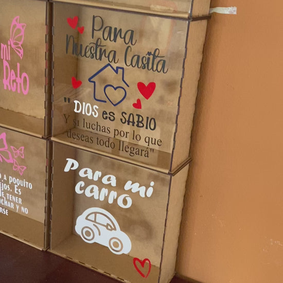 video de alcancia personalizada 10x10 