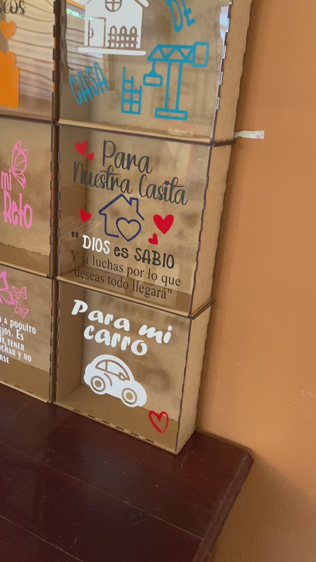 video de alcancia personalizada 10x10 
